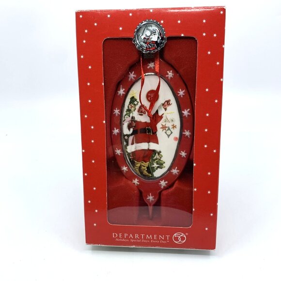 2006 Coca-Cola Dept 56 Christmas Holiday Ornament 75th Anniversary NIB Vintage - Picture 9 of 15